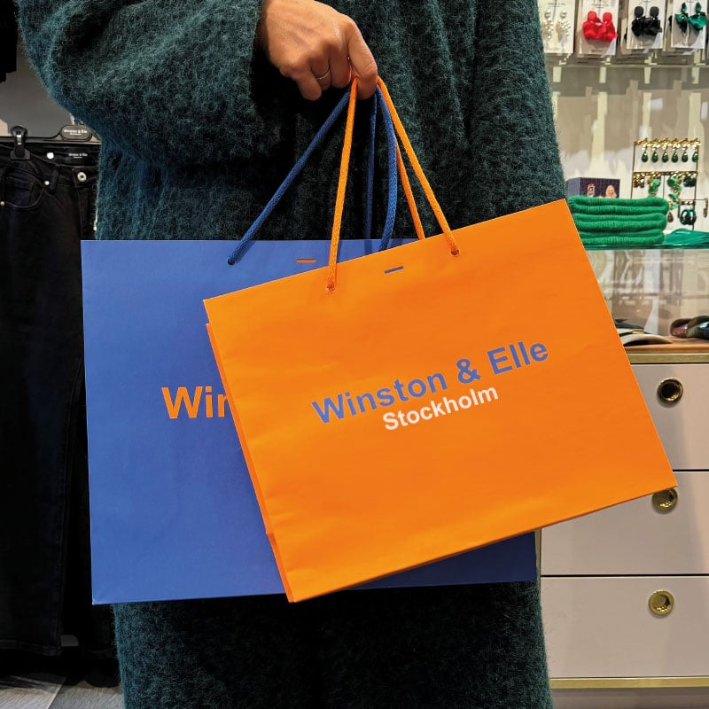 Butikskassar med eget tryck