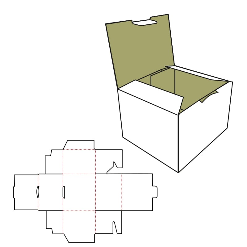 Wellåderitning för FEFCO MB1