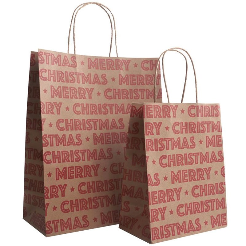 Pappersbärkassar jul