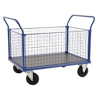 Plattformsvagn - Nätgavlar