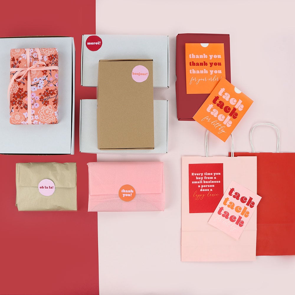 French rouge - butiksemballage för e-handlare