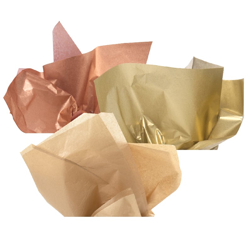 Silkespapper Enfärgat