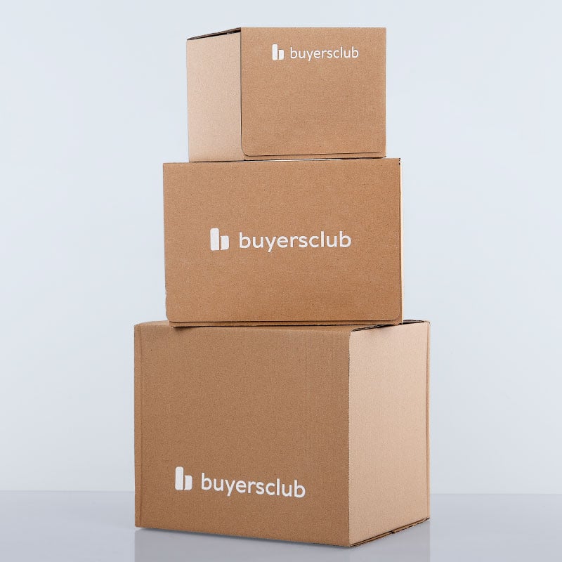 Lådor med kundunikt tryck