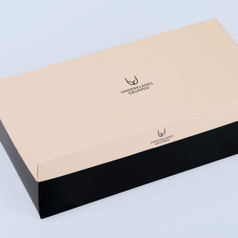 Presntask med kundunikt tryck