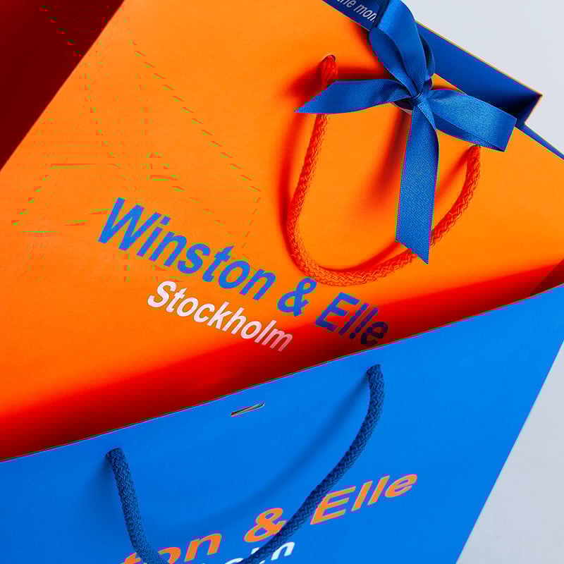 Lyxkassar med kundunikt tryck