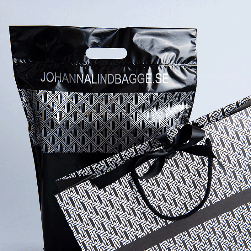 Låda med kundunikt tryck