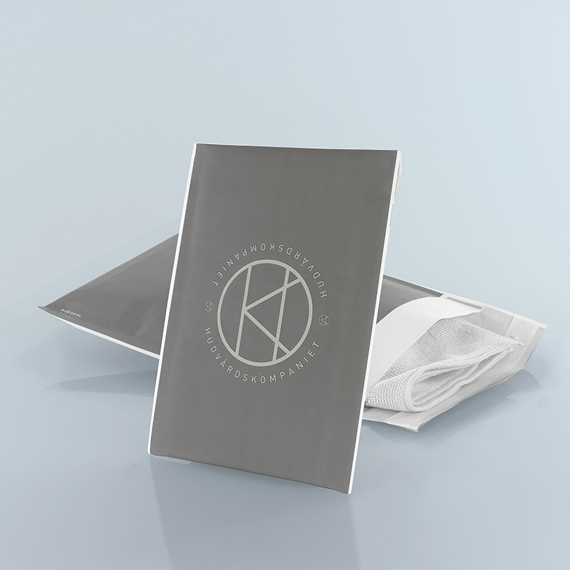 E-handelspåse i papper med tryck