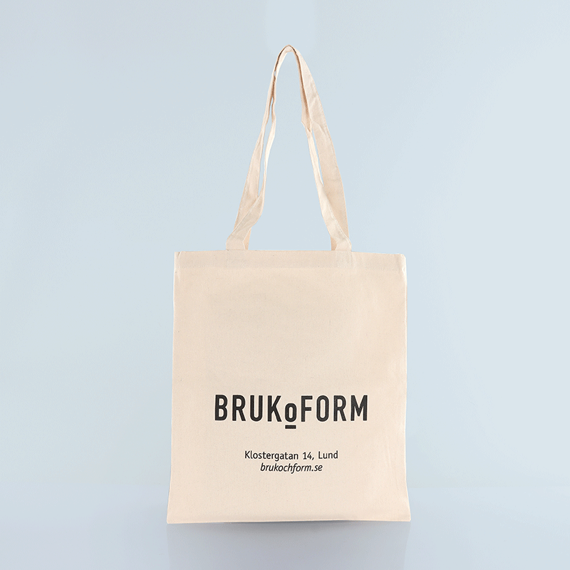 Bomullskasse med tryck