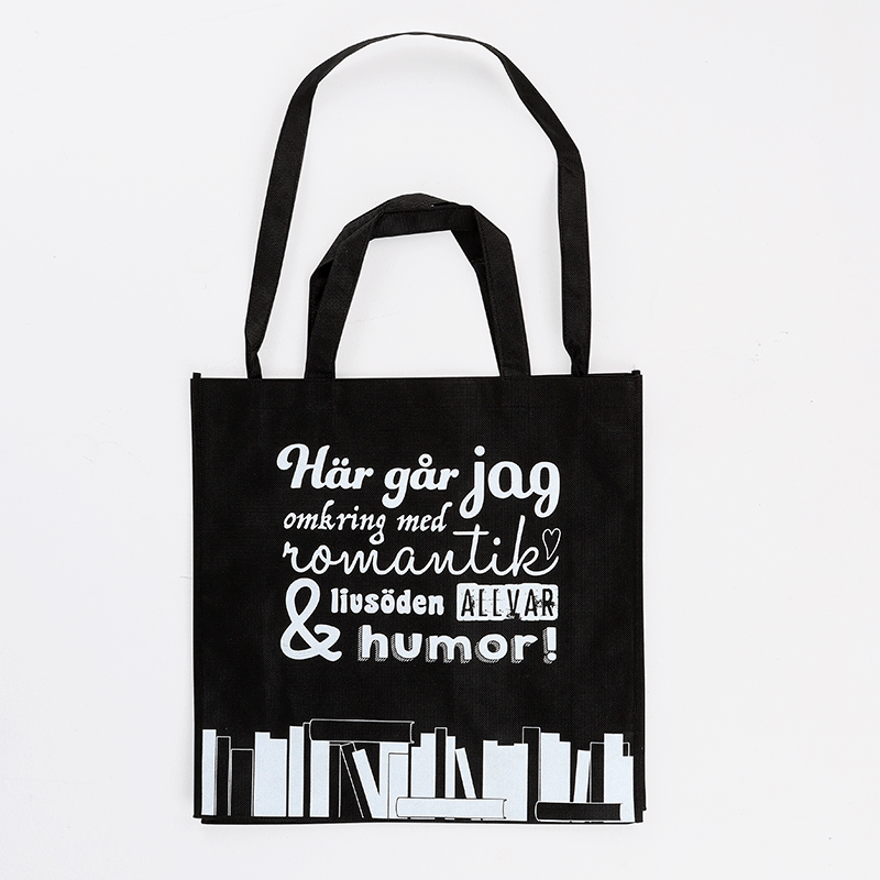 Bomullskasse med tryck