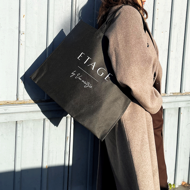 Flergångskasse med tryck non-woven 