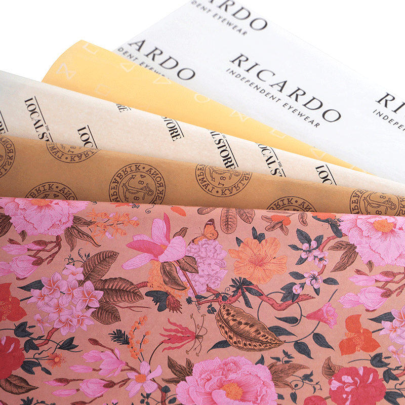 Presentpapper med tryck