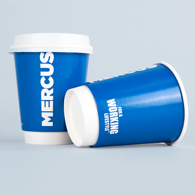 Pappersmuggar med tryck