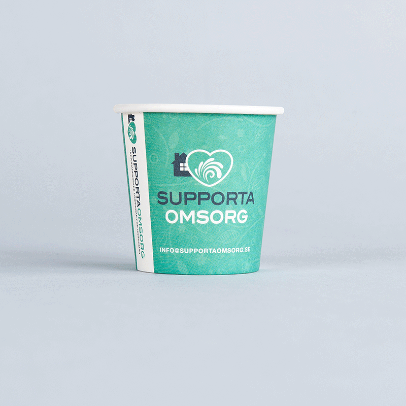 Pappersmuggar med tryck