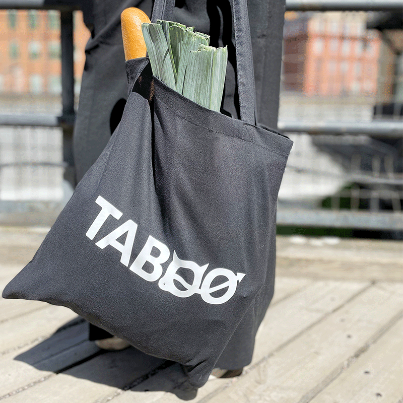 Tygkasse med transfertryck