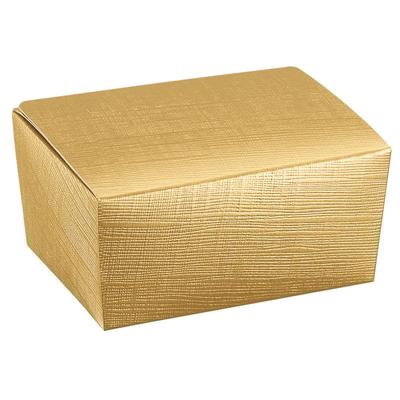 Presentask Ballotin linnepräglad guld - 1