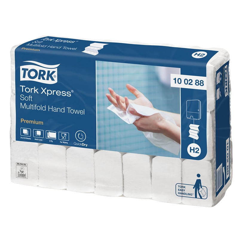 Handduk Tork Premium Xpress H2 - 1