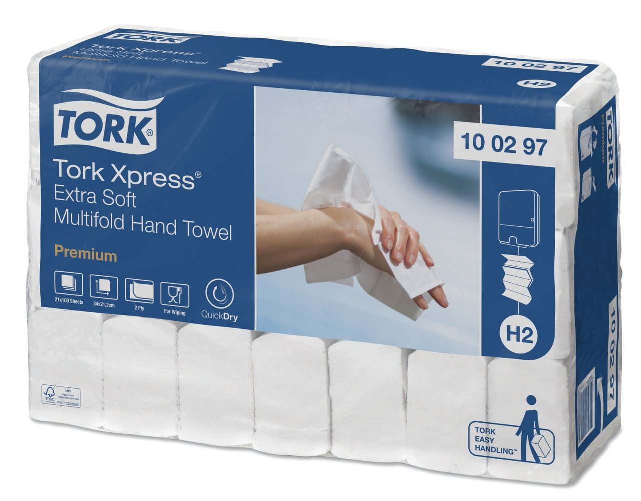 Handduk Tork Premium Xpress Extra mjuk H2 - 1