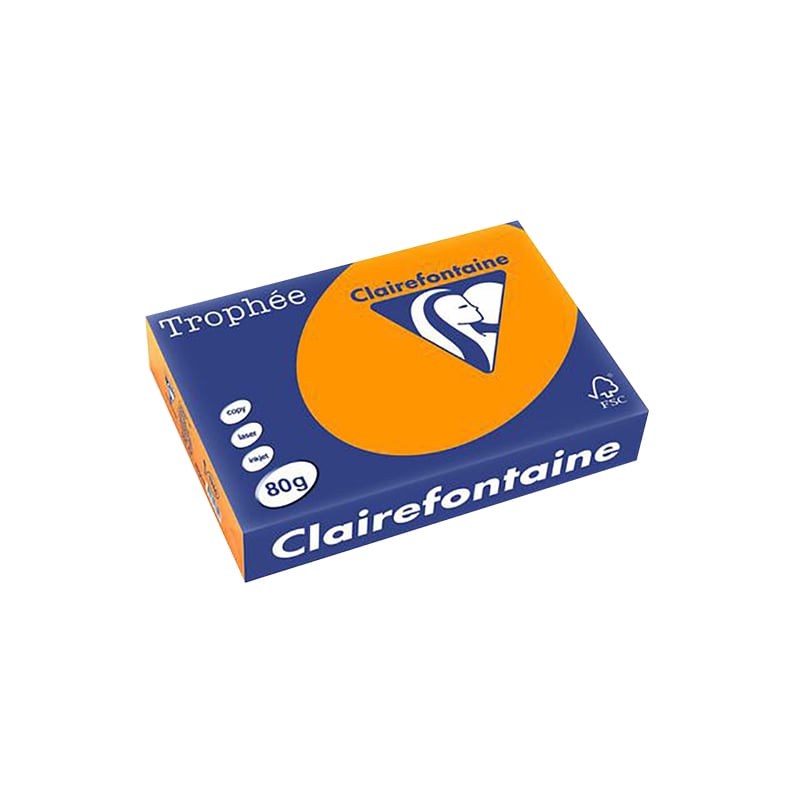 Färgat papper A4 orange - 1