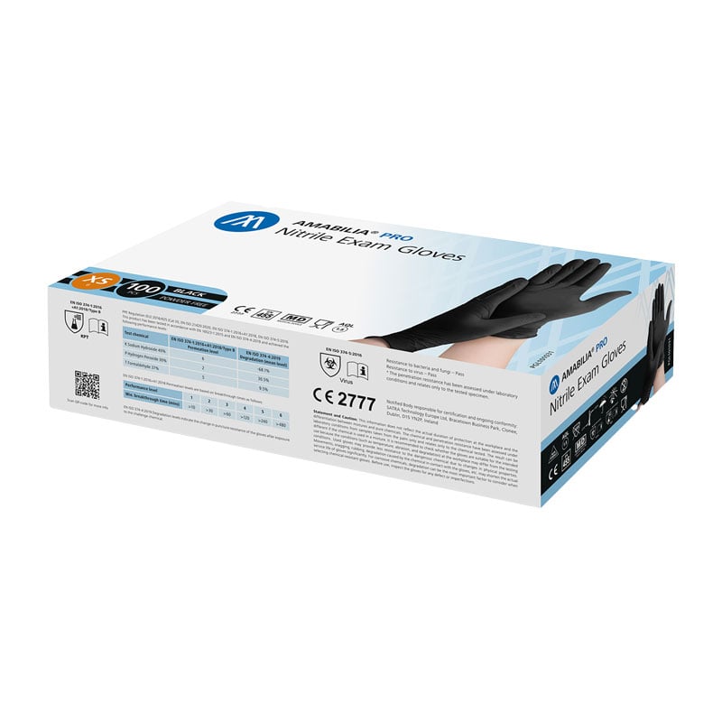 Engångshandske Nitril Amabilia - 2