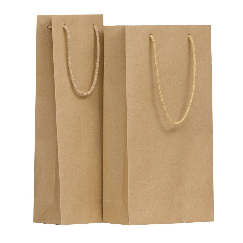 Flaskpåse lyx brun - 1