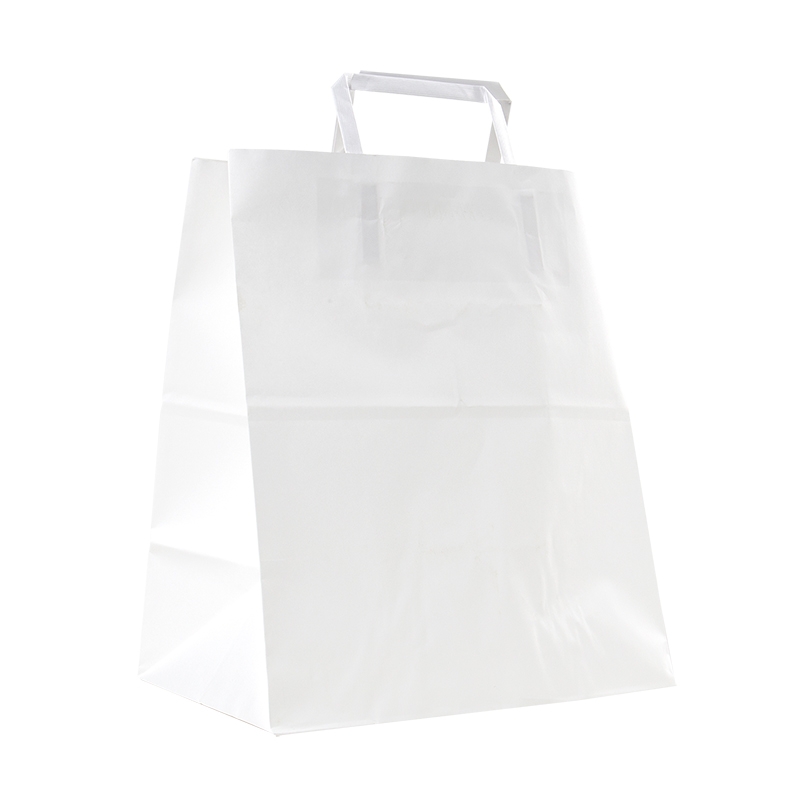 Take away kasse / plantkasse platta handtag vit - 1