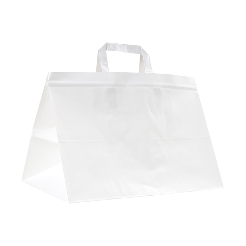 Take away kasse / plantkasse platta handtag vit - 4