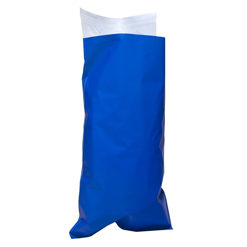 Foliepåse Matt pearly med tejpförslutning blå - 1