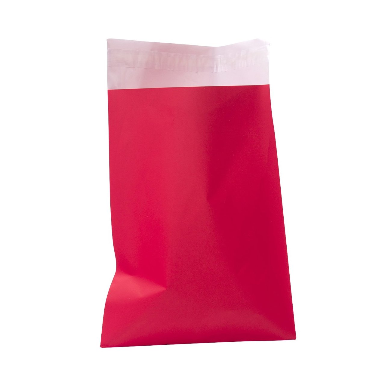 Foliepåse Matt Pearly med tejpförslutning röd - 1