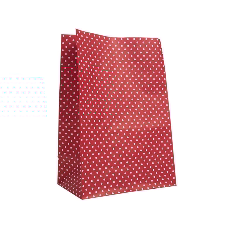 Papperspåse Prick Röd - 1
