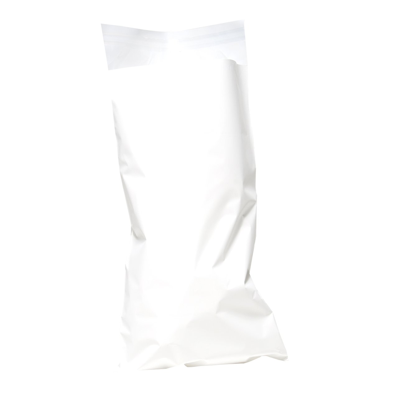 Foliepåse Matt Pearly med tejpförslutning vit - 1