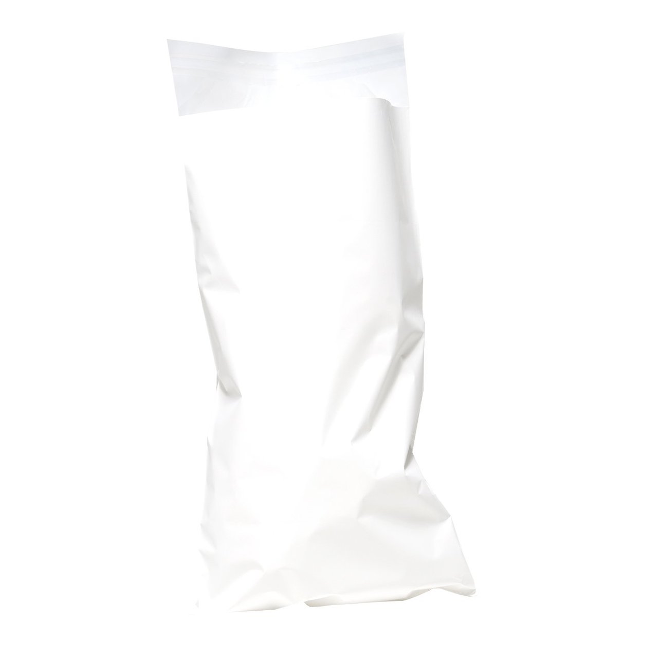 Foliepåse Matt Pearly med tejpförslutning vit - 1