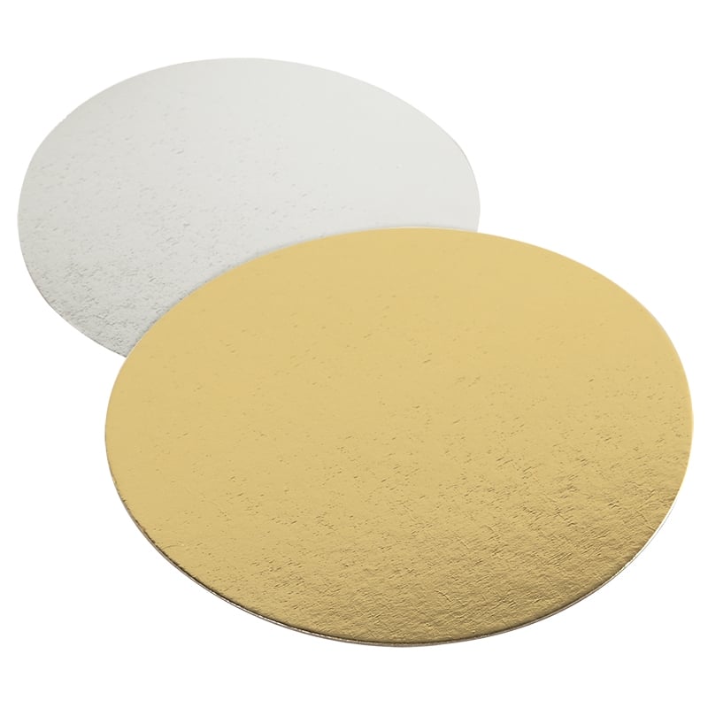 Guld/silverbricka rund - 1