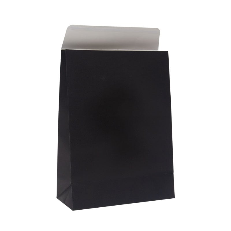 Presentpåse svart kraft med tejpflik - 1