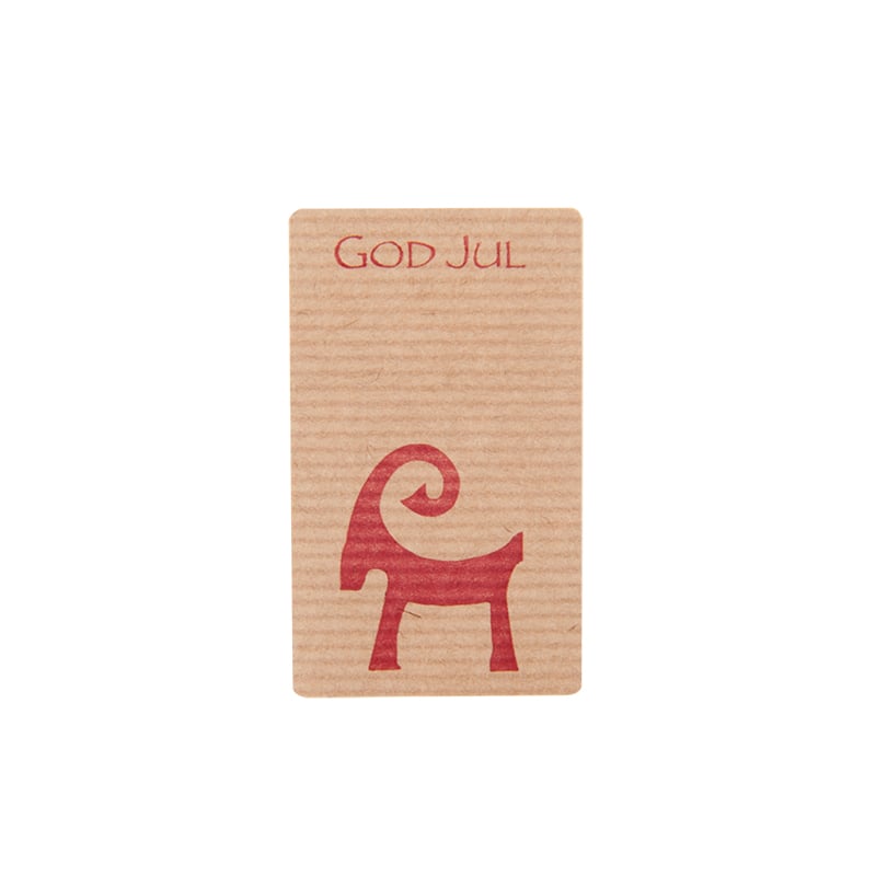 Etikett julbock - 2