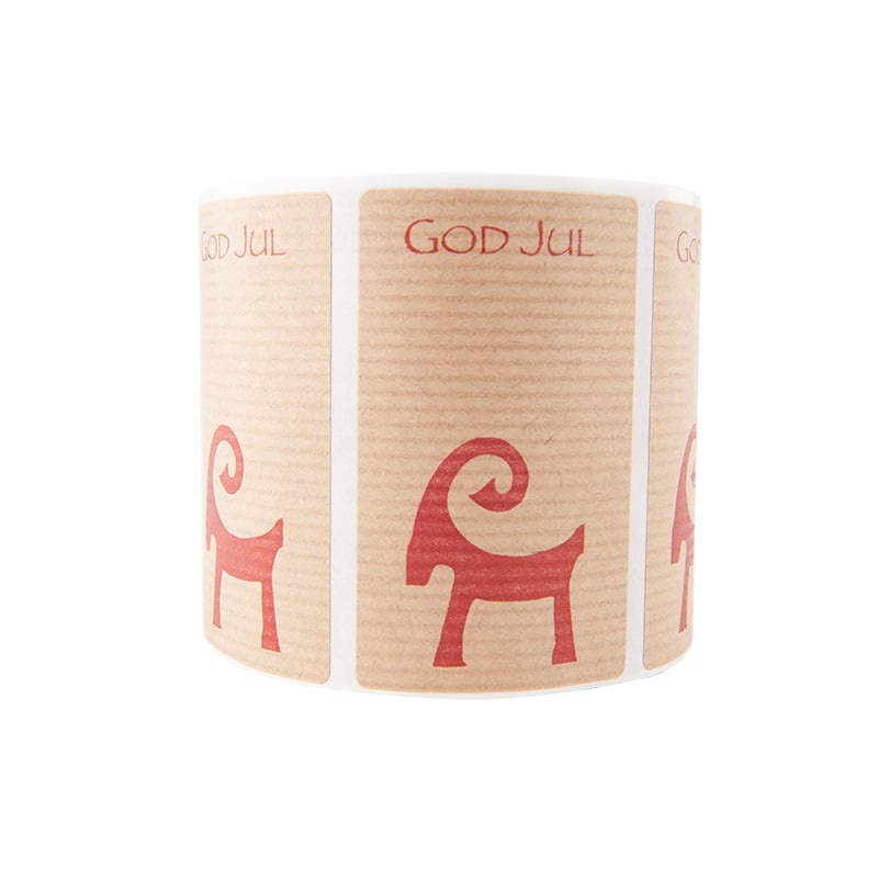 Etikett julbock - 3