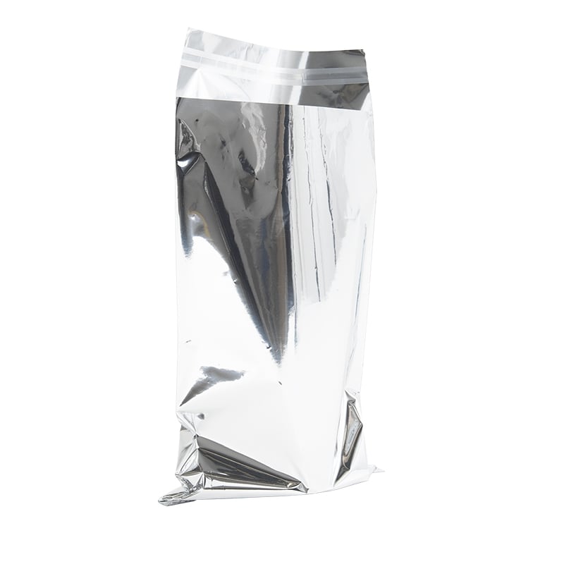 Foliepåse Fondo med tejpförslutning silver - 1