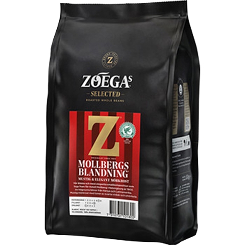 Zoega Kaffe Mollbergs blandning hela bönor - 1