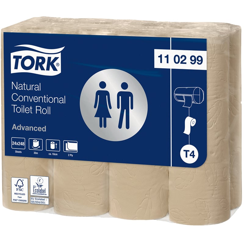 Toalettpapper Tork Advanced Natur T4 - 1