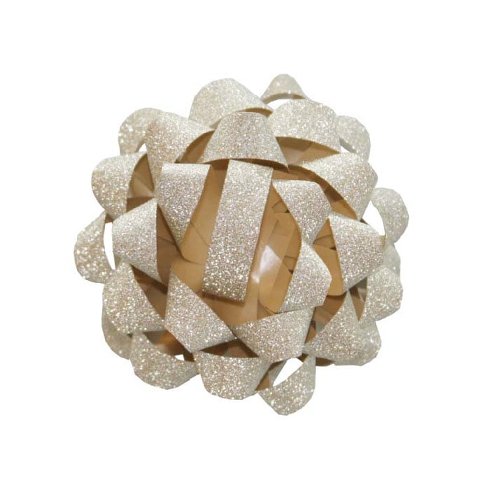 Rosett glitter guld - 1