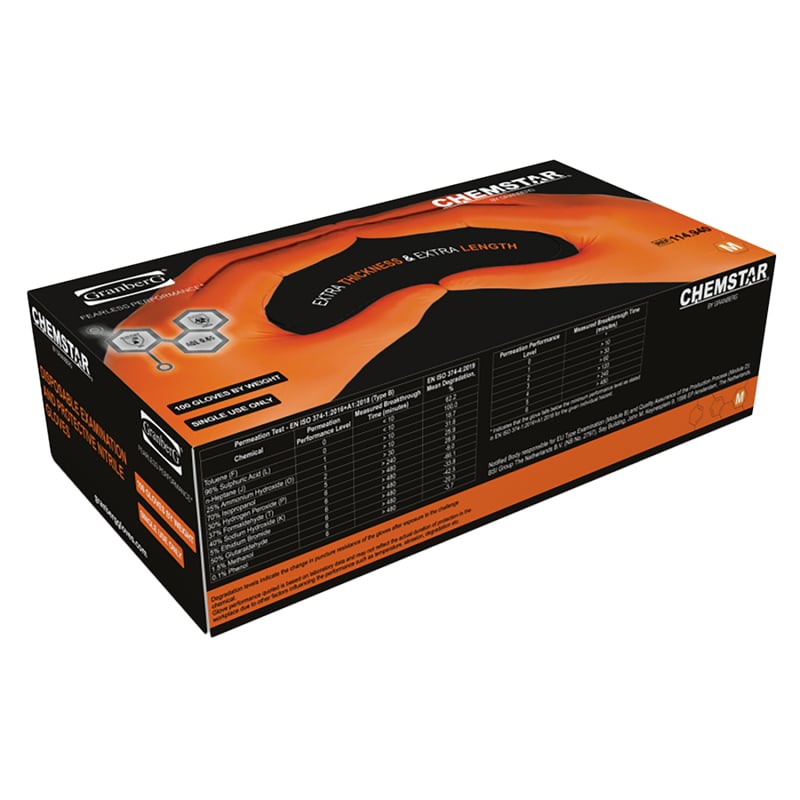 Granberg 940 Kemresistenta engångshandskar Chemstar - 2