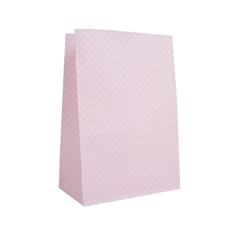 Papperspåse Prick Rosa - 1
