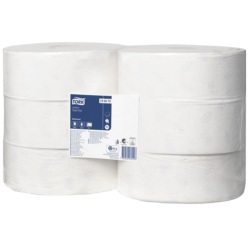 Toalettpapper Tork Advanced Jumbo 2-lagers T1 - 1
