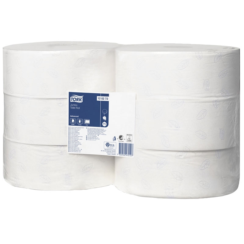 Toalettpapper Tork Advanced Jumbo 2-lagers T1 - 1