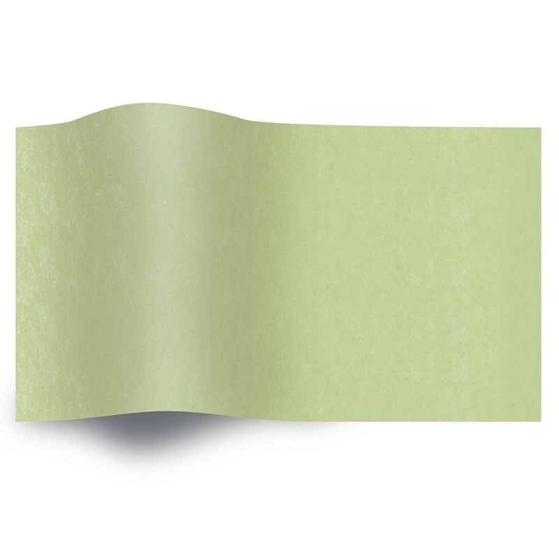 Silkespapper enfärgat Aloe - 1