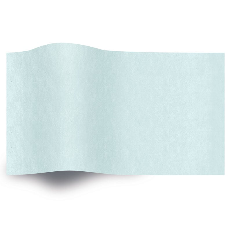 Silkespapper enfärgat Aquamarin - 1