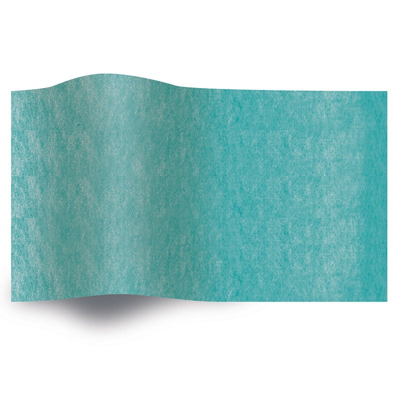 Silkespapper enfärgat Ljus turkos - 1