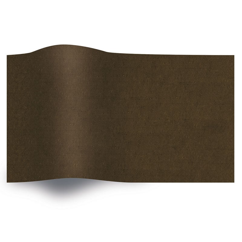 Silkespapper enfärgat Brun - 1