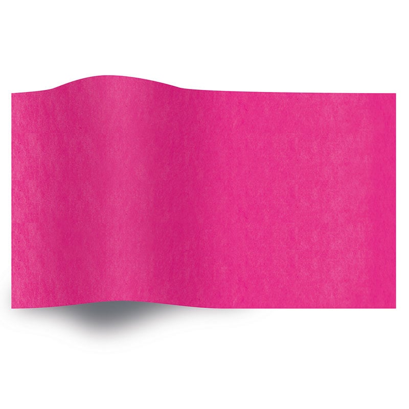 Silkespapper enfärgat Cerise - 1