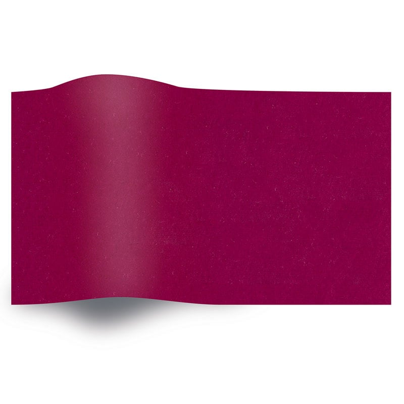 Silkespapper enfärgat Vinröd - 1