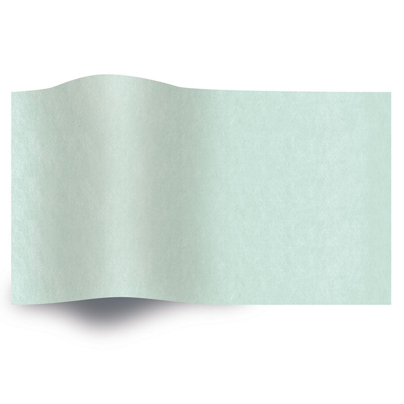 Silkespapper enfärgat Mint - 1